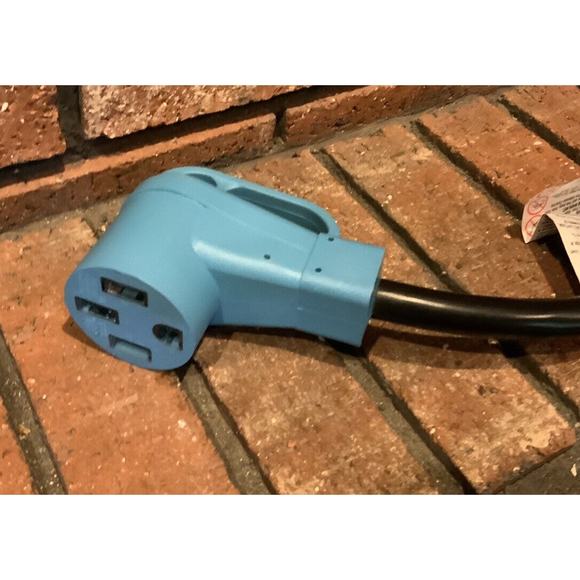 Power Adapter N10-30P To N14-50R Blue 14” Long - Picture 2 of 3
